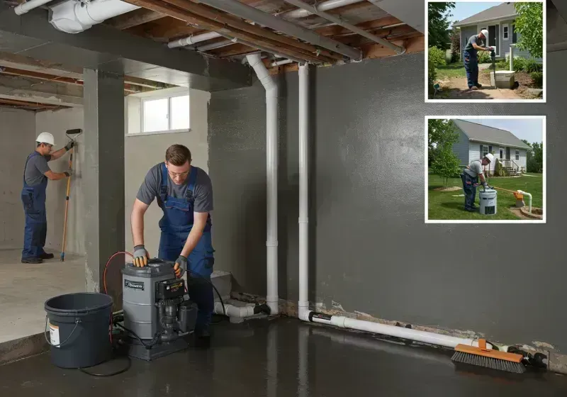 Basement Waterproofing and Flood Prevention process in Mitchell, IL